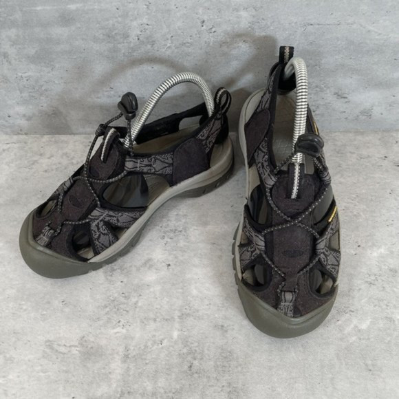 KEEN Womens Shoes Ravine H2 Gray‎ Strap Sports Sandals Size 6.5 ~ 5211-BKGA - Picture 1 of 7
